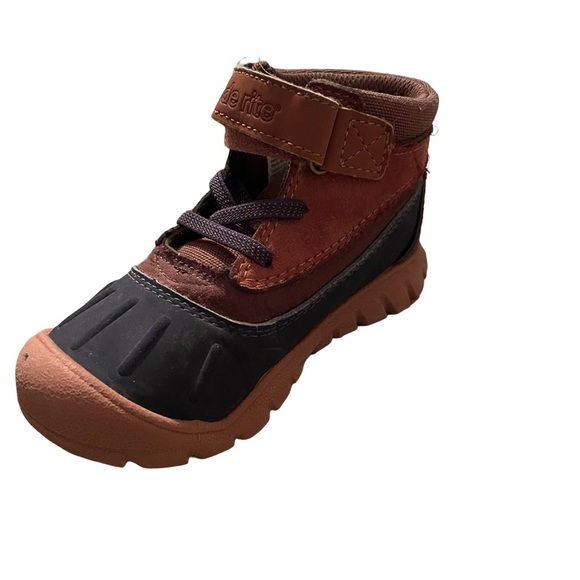 Stride Rite Kids' Brown and Blue Shoes Size US 9M - Picture 4 of 6